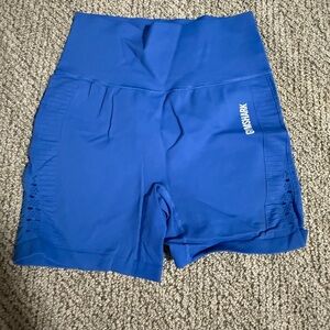 Gymshark Women's Vibrant Blue Athletic Shorts